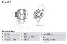 Bosch lichtmaschine generator gebraucht kaufen  Oberlungwitz