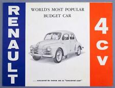 Renault fold brochure for sale  Nashville