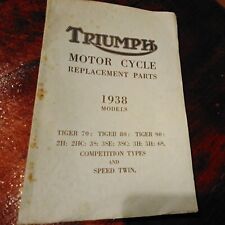 Triumph motorcycle replacement for sale  WISBECH