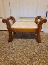 Antique upholstered foot for sale  Paradise