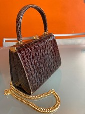 Borsa vintage coccodrillo usato  Roascio