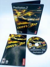 Driver 3 PS2 CIB Driv3r PlayStation 2 Black Label completo com manual comprar usado  Enviando para Brazil