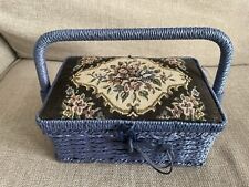 Floral wicker rattan for sale  EDINBURGH