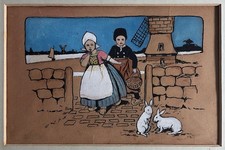 Art deco painting for sale  BIRMINGHAM