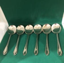 Vintage soup spoons for sale  WISBECH