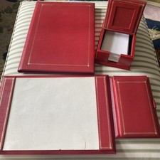 Vintage smythson red for sale  HENFIELD