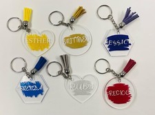 Chaveiro de acrílico personalizado com borlas comprar usado  Enviando para Brazil