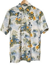 Usado, Camisa masculina Tommy Bahama Hula menina guitarra seda tamanho MD manga curta botão frontal comprar usado  Enviando para Brazil