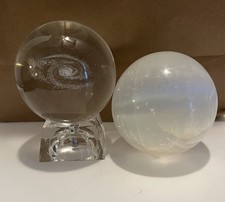 Crystal spheres stand. for sale  Hampton