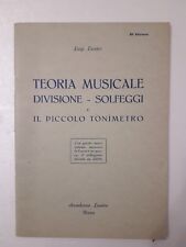 Teoria musicale divisione usato  Tivoli