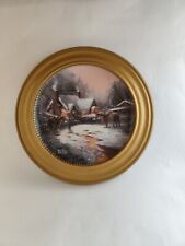 Christmas wall plate for sale  MANSFIELD