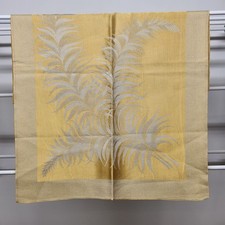 Corredor de mesa dourado bege folha de brocado damasco com dois lados para jantar formal 24 x 17 comprar usado  Enviando para Brazil