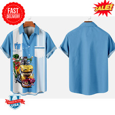 Usado, Camisa havaiana vintage RatFink - Rato selvagem dos desenhos animados, gráficos personalizados e aparência rebelde comprar usado  Enviando para Brazil