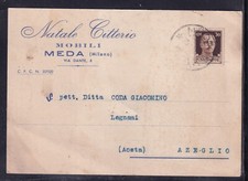 Cartolina commerciale meda usato  Italia
