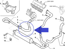 Tubo intercooler alfa usato  Bitonto