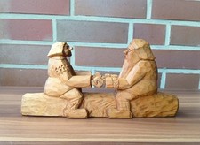 Holz figur paar gebraucht kaufen  Steinhagen