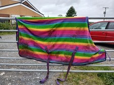 Rainbow design fleece for sale  PRESTON