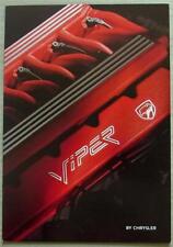 Folheto de vendas de carros Chrysler Viper 1992 comprar usado  Enviando para Brazil