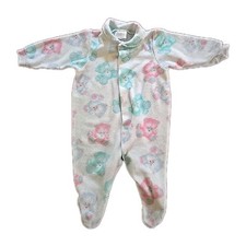 Pijama Vintage Carter's Rosa Azul Urso de Pelúcia Terry Dormitório Tamanho Pequeno 0-3 Meses comprar usado  Enviando para Brazil