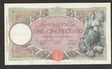 Italia banconota 500 usato  Pompei