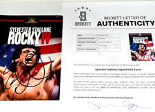 Capa de DVD assinada/autografada ROCKY IV SYLVESTER STALLONE carta Beckett certificado de autenticidade completo, usado comprar usado  Enviando para Brazil