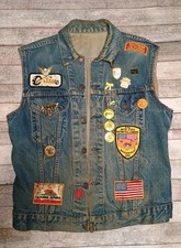 Vintage biker vest d'occasion  Expédié en Belgium