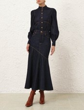 SAIA MIDI JEANS ILUSTRAÇÃO MASCULINA ZIMMER AUTÊNTICA Céu Noturno 2/4, usado comprar usado  Enviando para Brazil