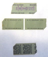 Bus tickets. kearsey for sale  BARRY