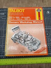 Haynes 823 talbot for sale  ALFRETON