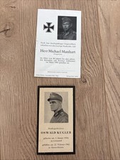 Sterbebild berschlesien 1945 gebraucht kaufen  Marktoberdorf