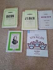 Choral music scores. for sale  EXETER