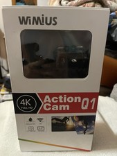 WiMiUS 4K HD Sport Action Cam Q1, suporte para guidão capacete, Wi-Fi, estojo à prova d'água comprar usado  Enviando para Brazil