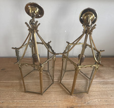 Vintage brass glass for sale  LONDON