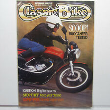 Classic Bike Magazine Sep 1989 No 116 Benelli Tornado BSA B33 Indian Super Scout comprar usado  Enviando para Brazil