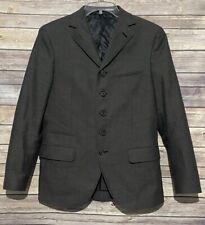 Chaqueta Blazer Abrigo Bykowski Tailor & Garb Gris Lana Cinco Botones Saco Talla 36 segunda mano  Embacar hacia Argentina