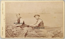 CDV ISLE OF MAN BARCO A REMO MASCULINO ESTÚDIO DOUGLAS DEAN REMADOR ADEREÇO FOTO ANTIGA comprar usado  Enviando para Brazil