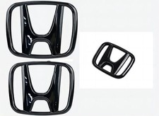 3 peças para 2022-UP Civic 11º emblema de aderência frontal preto brilhante emblema traseiro comprar usado  Enviando para Brazil
