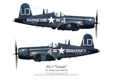 Print vought corsair d'occasion  Ribécourt-Dreslincourt