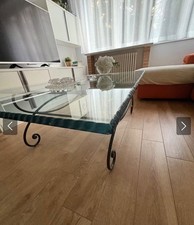 Tavolo soggiorno cristallo usato  Napoli