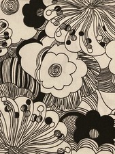 Tecido de lona vintage algodão pato preto e branco flor poder groovy 72 x 45", usado comprar usado Tecido de lona vintage algodão pato preto e branco flor poder groovy 72 x 45", usado comprar usado  Enviando para Brazil