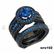Black rhodium blue for sale  Aurora