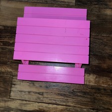 Mesa de piquenique rosa Our Generation para bonecas 10” a 18” 14” x 12” x 7” OMG Barbie comprar usado  Enviando para Brazil