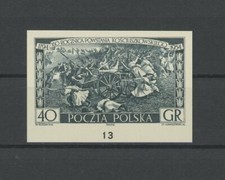 Polen schwarzdruck 1958 gebraucht kaufen  Bürstadt