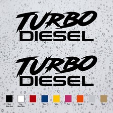 Turbo diesel decal for sale  Los Angeles