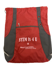 Drawstring backpack zippered for sale  Inver Grove Heights