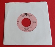Ike & Tina Turner I know you don't Love me no more 7" Vinyl PAULA 453 comprar usado  Enviando para Brazil