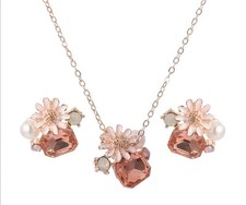 Flower earrings necklace for sale  Sulphur Springs