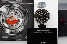 Usado, *Perto de ESTADO PERFEITO++/CAIXA DE PAPÉIS* ORIS Aquis 7730 relógio automático masculino data mostrador preto comprar usado  Enviando para Brazil