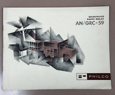 Folheto livreto rádio relé microondas Philco AN/GRC-59 ~1962 militar, usado comprar usado  Enviando para Brazil