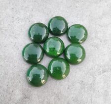 Usado, Cabochão de forma redonda de jade nefrite natural grau superior calibrado pedra preciosa solta comprar usado  Enviando para Brazil